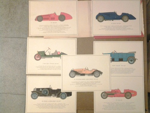 Stampe cartoline alfa - cartoline,