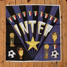 Drapeau inter milan - milan, vintage