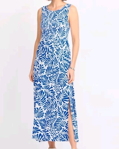 Maxi abito boho smocked - , stampa