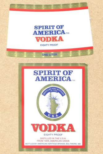 Spirit amarica vodka - spirit, of