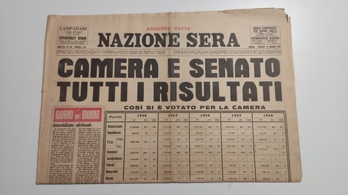 Nazione sera maggio 1968 - nazione,