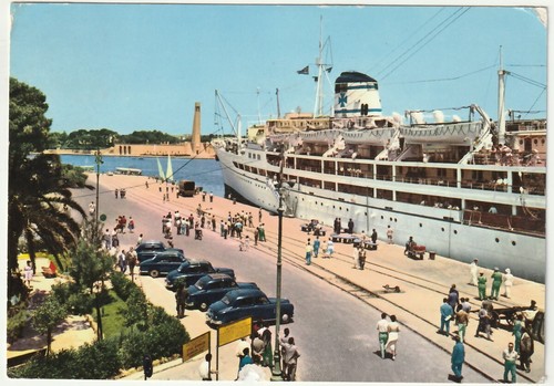 Brindisi veduta del porto e - -,