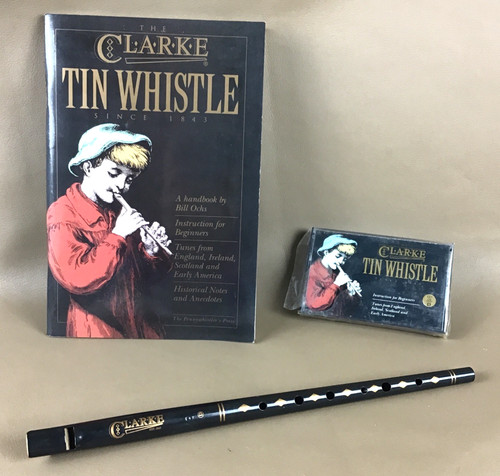 Clarke tin penny whistle - tin,