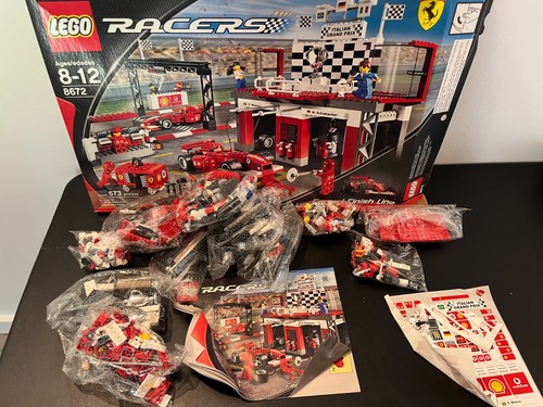 Lego racers ferrari finish - lego,