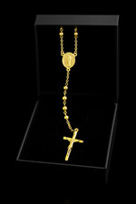 Collana rosario acciaio - rosario,