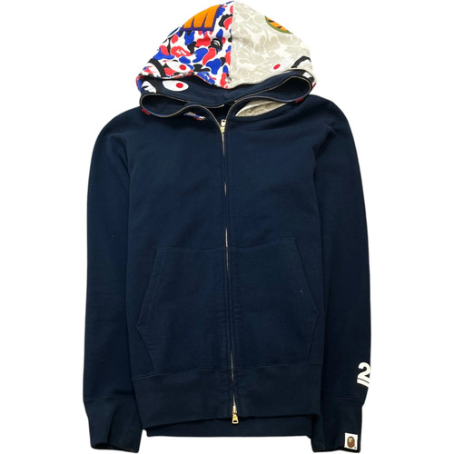 Felpa con cappuccio zip - con, e