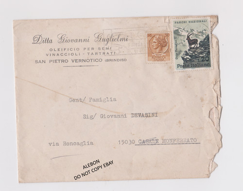 Cartolina ditta giovanni - ditta,