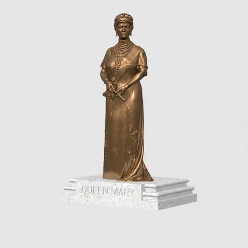 Queen mary royal statue - mary,