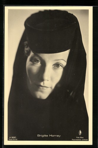 Cartolina attrice brigitte - cartolina,