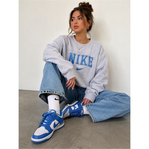 Nike dunk low blu bianco - nike,