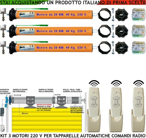 Motori 220 tapparelle da - v,