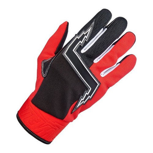 Biltwell baja gloves - baja, red/black