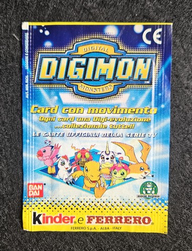 Bustina kinder ferrero digimon - bustina,
