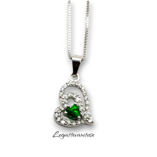 Ciondolo cuore argento - cuore,