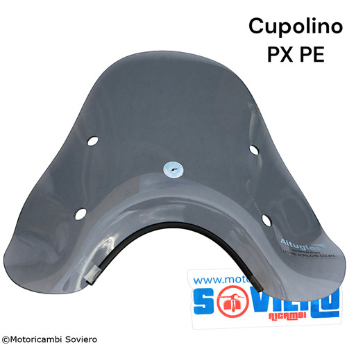 Mini parabrezza fume vespa px - fume',