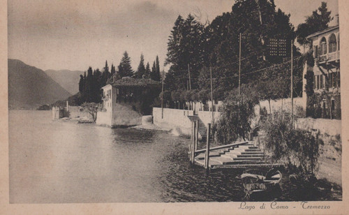 Cartolina tremezzo como - cartolina,