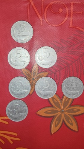 Lotto monete lire del - lotto, 5