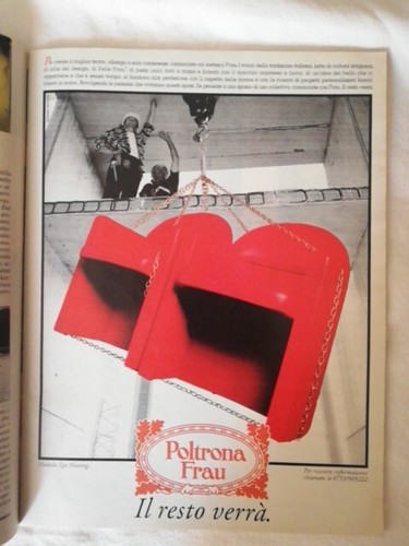 Pubblicita poltrona frau - poltrona,