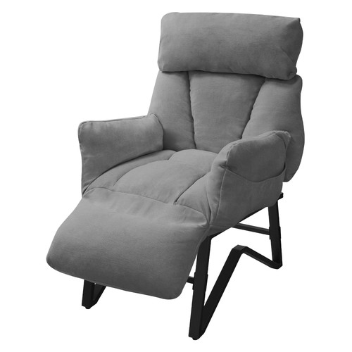 Poltrona reclinabile grigio - , in