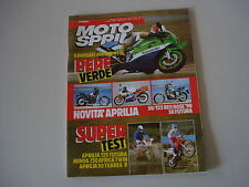 MOTOSPRINT 7/1990 KAWASAKI ZXR 400 H1/APRILIA RED ROSE 50 125/AF1 AF 1 FUTURA