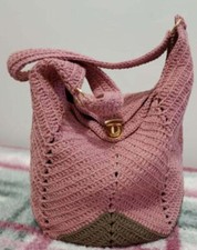 Large Handmade Crochet Macrame