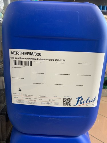 Olio diatermico aertherm 320 - olio, aertherm/320