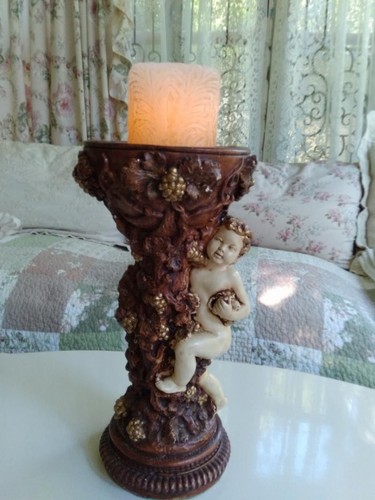 Portacandele cherubino putti - portacandele,