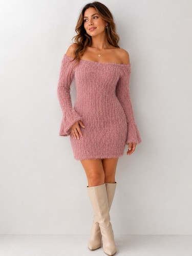 Mini abito maglione - alto, nova