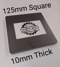 Piastre base acciaio spessore 10mm 125mm quadrate 5" raggio angoli taglio laser