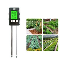 Tester PH Digitale 6 in 1 Terrile Acqua Umidità Temperatura Test Misuratore Umidità IO