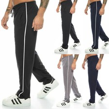 Pantaloni da jogging uomo cotone pantaloni sportivi pantaloni da allenamento jogger jogging gamba larga