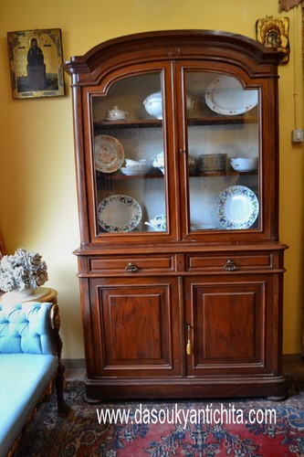 Antica credenza libreria - antica, a