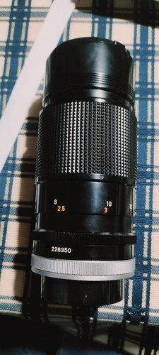 Obiettivo canon 200 1 - fd, 1:4