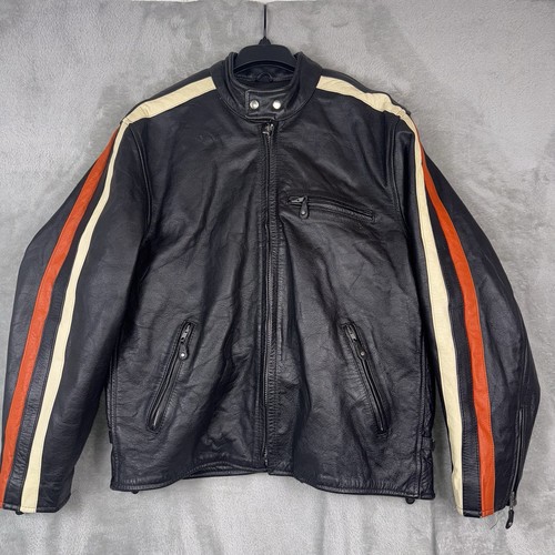 Giacca moto pelle nera hot - giacca,