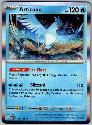 Articuno rara scarlatto - sv:,