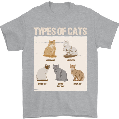 Shirt uomo tipi gatto - tipi, di