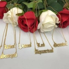  Sale  Zodiac Necklaces FREE SHIPPING 18in 