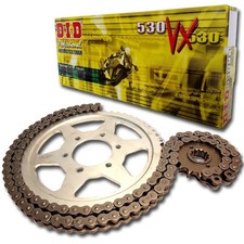Kit catena DID acciaio 530VX3