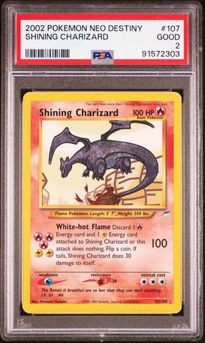 Shining charizard 2002 - shining, charizard: