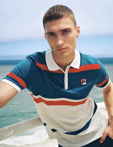 Polo fila vintage borg suntory - polo,