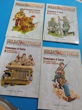SOLDATI E BATTAGLIE DELLA SECONDA GUERRA MONDIALE CAMPAGNA D'ITALIA N.5-6-7-8 WW