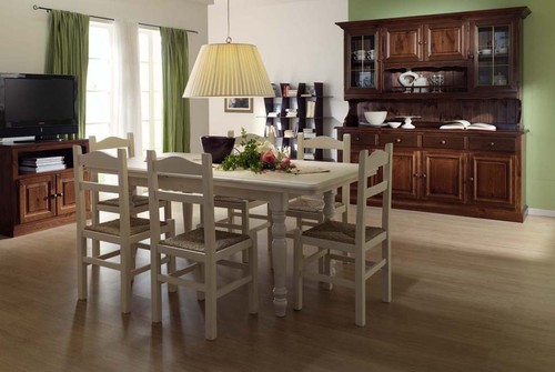 Credenza cristalliera rustica - credenza,