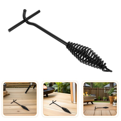 Gancio per carbone barbecue - carbone,