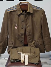 Giacca e pantaloni uniforme ufficiale maggiore Unione Sovietica URSS KGB anni 70 (Jodhpurs)