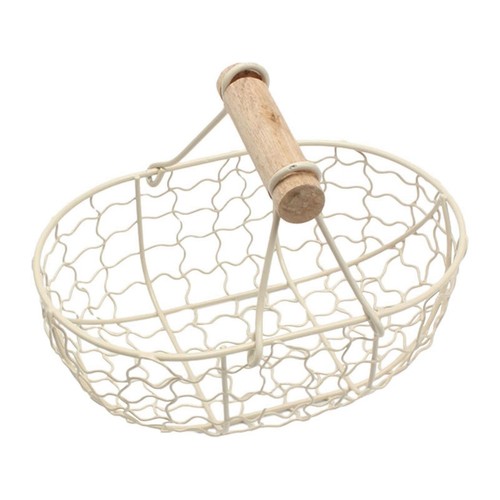 Antico cestino portauova in - 1x(antico,