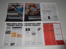 Marantz Audio Brochure '77 Ricevitori 2330, 2285, 2265 6 pg, Specifiche Amplificatori