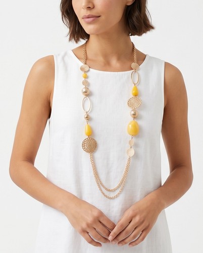 Collana elegante con dettagli - collana,