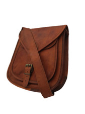 BORSA A TRACOLLA IN VERA PELLE