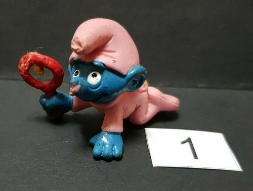 Baby puffo rosa peyo schleich - rosa,