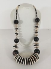 Collana Vintage Osso e Legno